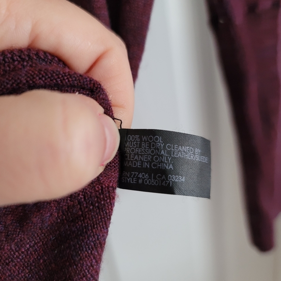 Club Monaco sweater tunic. 100% wool - Picture 3 of 3